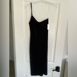 One Shoulder Midi Bodycon Dress